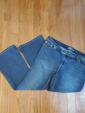 Torrid Denim Jeans Size 18S Blue Bootcut Super Stretch
